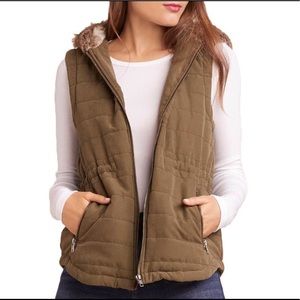Jack by BB Dakota Hey-Ya Fur Hooded Vest